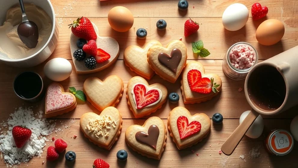 Baka alla hjärtans dag hemma