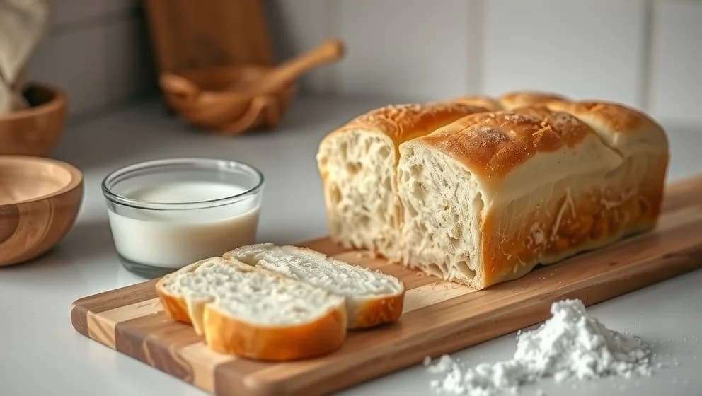 Bröd med bikarbonat och filmjölk