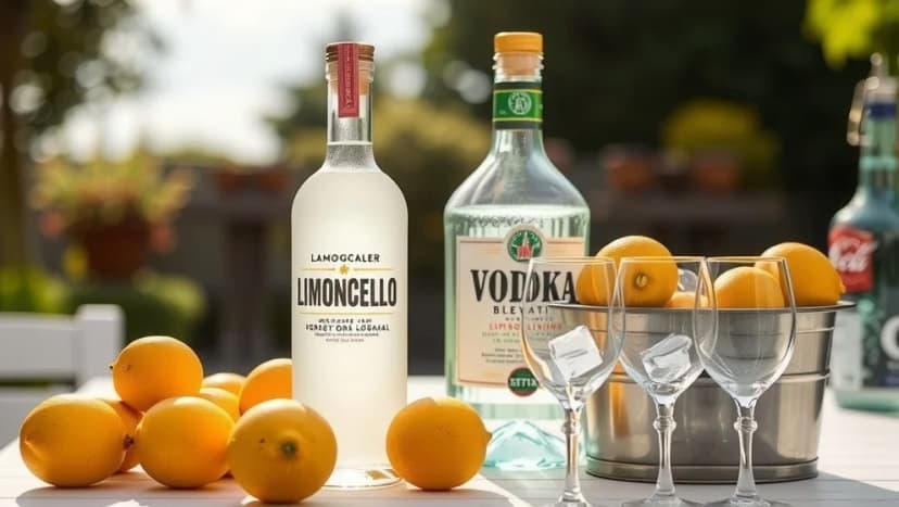Limoncello och vodka bästa drinken för sommaren