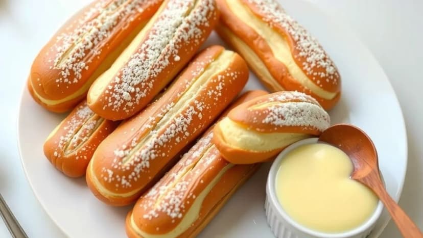 Så gör du hemgjorda eclairs med vaniljkräm