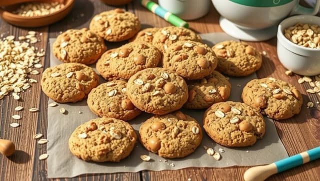 Fredriks tekakor med havregryn smakar fantastiskt