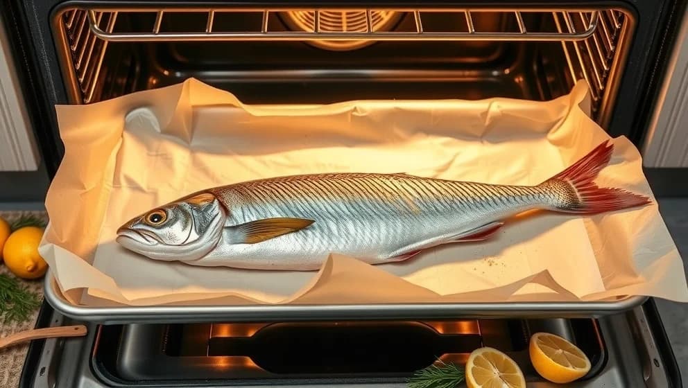 Fryst makrill i ugn på 20 minuter