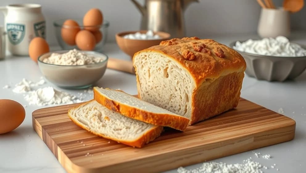 Glutenfritt bröd utan jäst som smakar gott