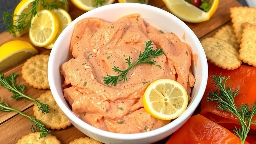 Godaste laxröran med varmrökt lax