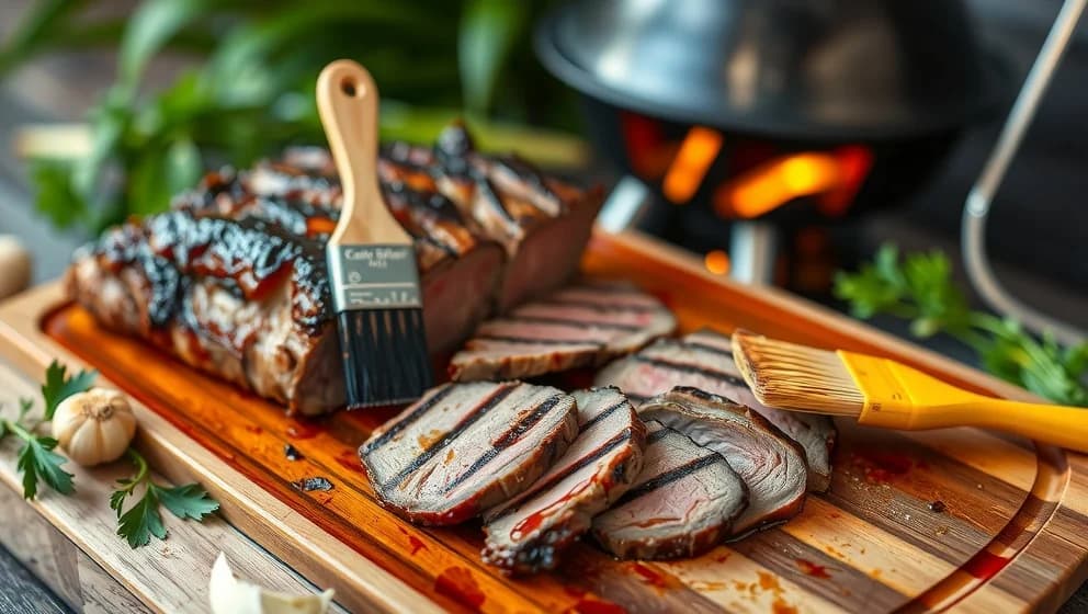 Grilla rostas i skivor hemma