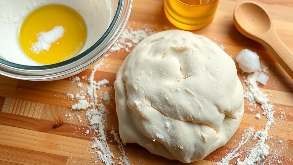 Hemmagjord pizza färdig deg på 30 minuter