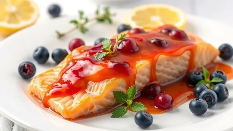 Hjortronsås till varmrökt lax hemma