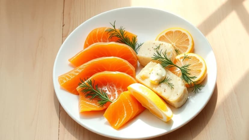 Kallrökt lax med dillstuvad potatis hemma