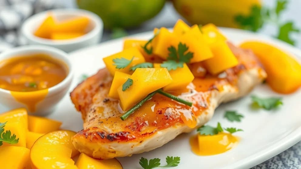 Jennys kyckling med mango chutney