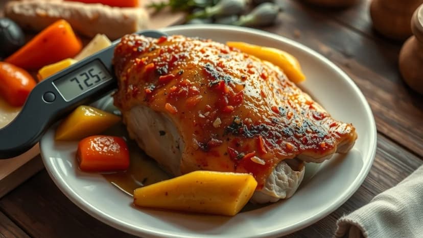 Lågtempererad kycklingfilé i ugn som blir saftig