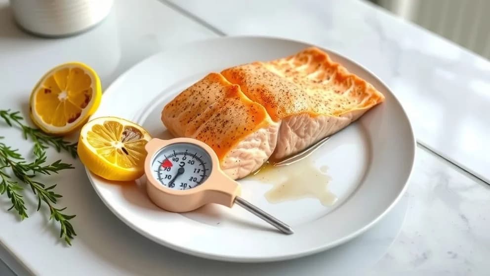 Vilken temperatur har lax i ugn