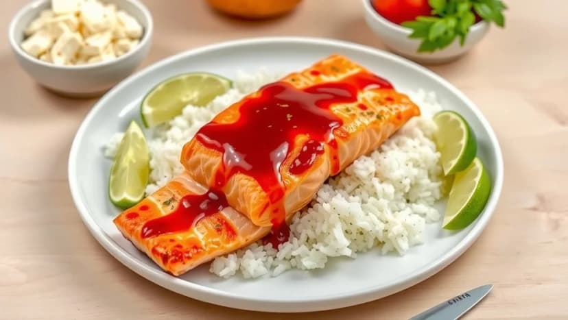 Lax med sweet chilisås hemma på 30 minuter