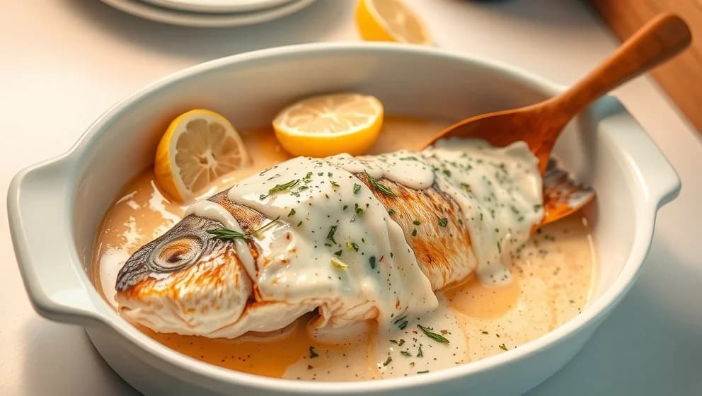 Makrill i ugn med grädde som smakar perfekt