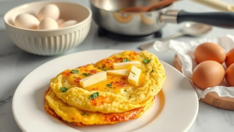 Enkel omeletrecept i ugnen