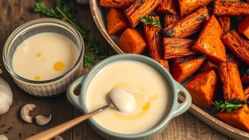 Bästa sås till rotfrukter i ugn