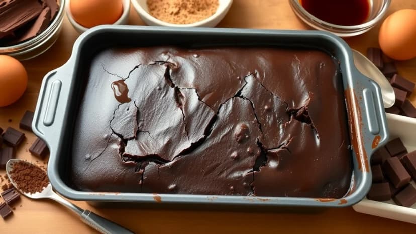 Seg kladdkaka i långpanna så blir den perfekt