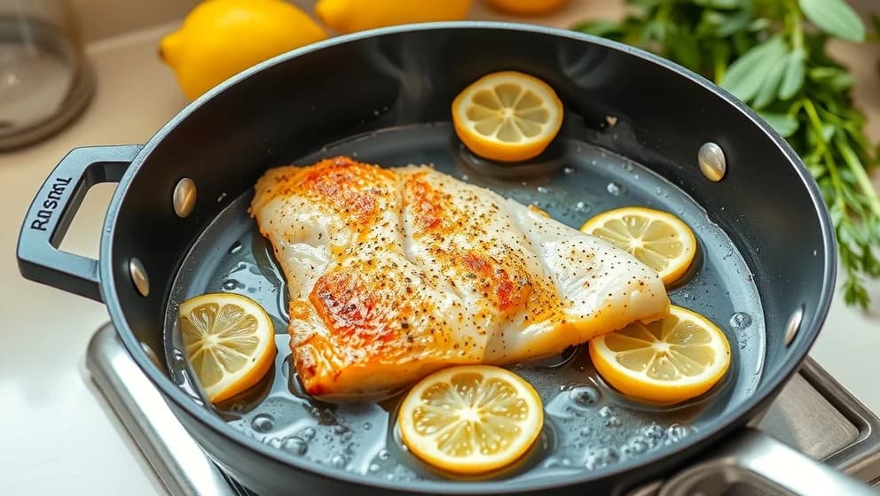 Hur steker man fisk i stekpanna