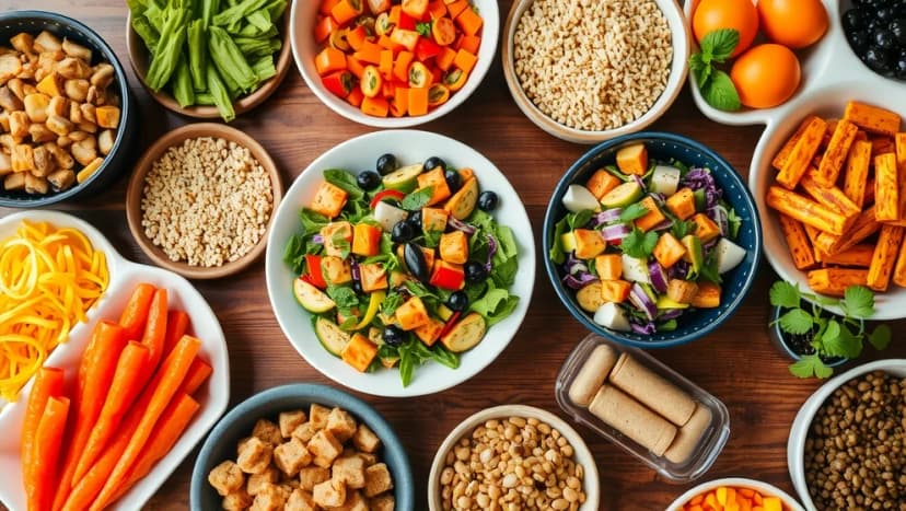 Vegetarisk buffé allt om mat